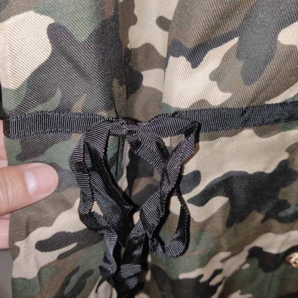 Nwt Plus Size Camo Print High Low Coat - Picture 10 of 12